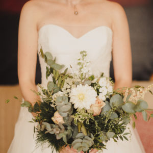 Wild rustic wedding flowers bridal bouquet