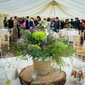 Wild rustic centrepiece
