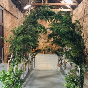 Hanging Greenery foliage installation