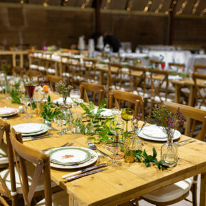 Trestle Tables and Crossback Chairs Hire Scotland