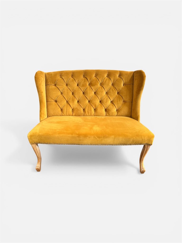 Yellow Slim 2-seater Sofa