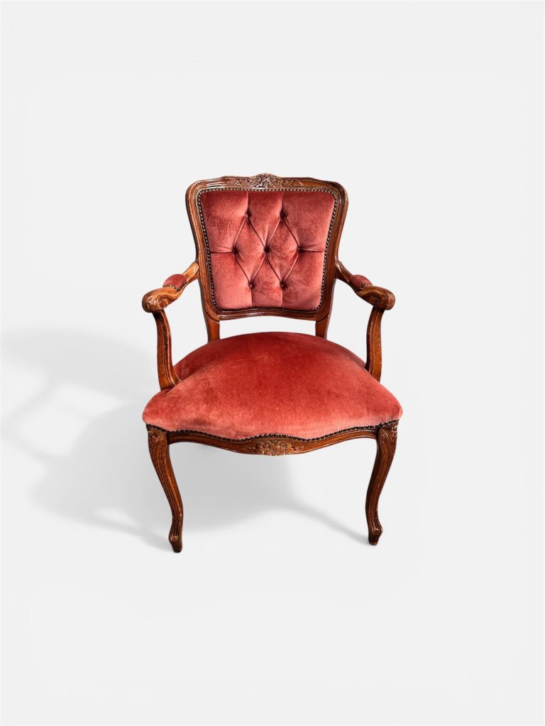 Dusky  Pink Antique Chair