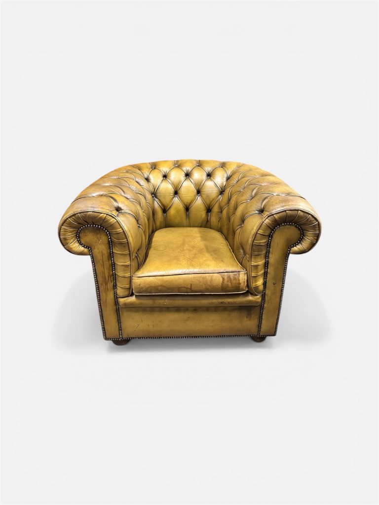 Vintage Olive Tub Chair