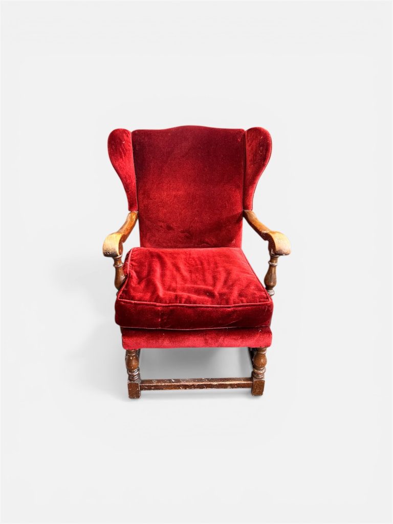 Large Red Armchair