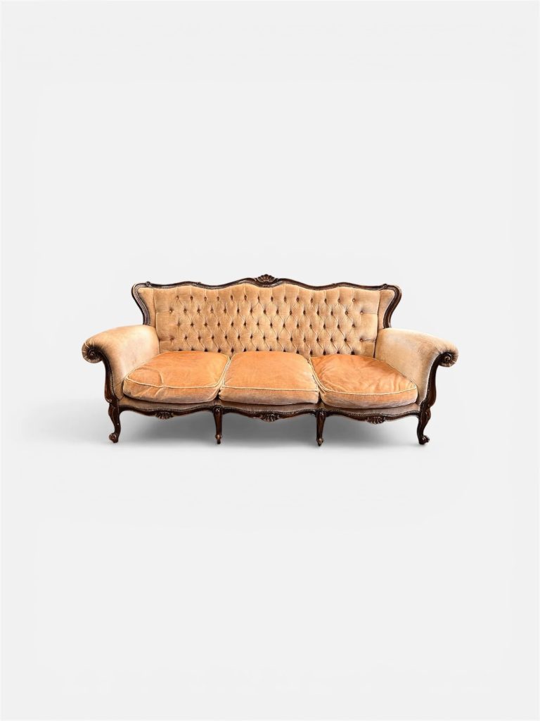 Vintage Apricot 3-seater sofa